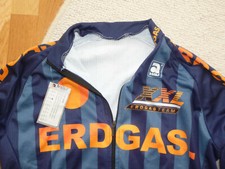 Blaues Kalas Sportswear XXL Erdgas Team Fahrradtrikot Gr.M Jersey langarm NEU