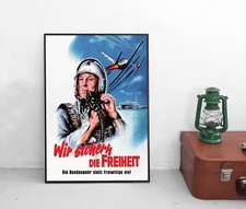 Poster Wir schützen die Freiheit/ Bundeswehr / Luftwaffe / Plakat
