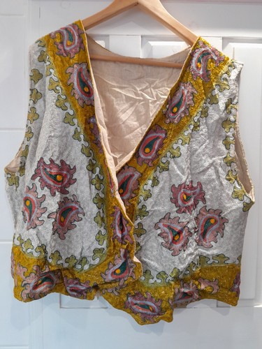 Vintage handbestickte