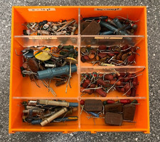 Vintage verschiedene Keramik Kondensatoren Konvolut - 0 bis 3nF Bereich -...