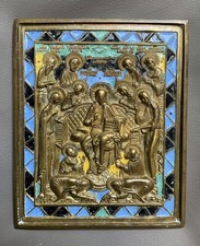 Bronze Ikone, Russland 19Jhr