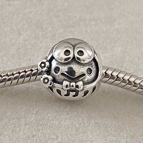 Keroppi daruma silber charm - keroppi,