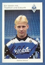 4580 Matthias Dehoust Waldhof Mannheim 1994/95 Autogrammkarte original signiert