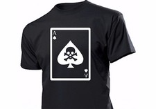 T-Shirt Deathcard Vietnam US Army 101st Airborne Gr 3-5XL WH WK2 Ace of Spades