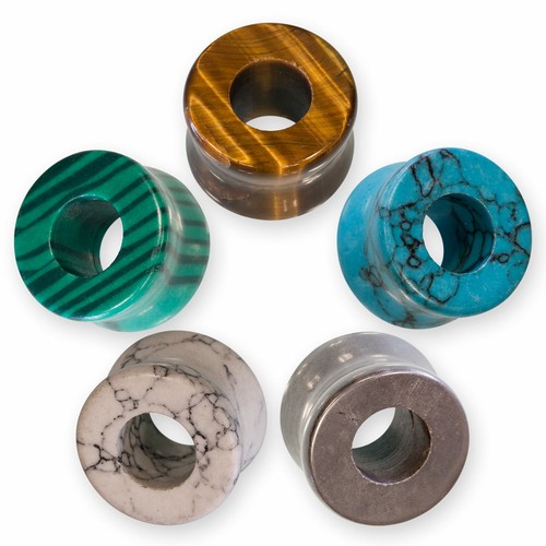 Flesh plug ohr tunnel - flesh,