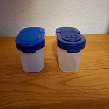 Tupperware -  Gewürz-Zwerge 120 ml blau  Tupper Gewürzdose Behälter 