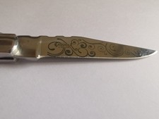 Laguiole L’Éclair Taschenmesser Holzgriff | Sammlermesser Klappmesser Edelstahl