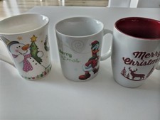 Weihnachtstassen Konvolut 3 Stück neuwertig