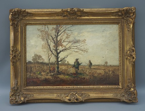 Landschaft mit jägern fritz - mit,