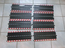 1:40 Carrera Profi 71509 Schienen lange Gerade ca 43 cm ( 8 Stück ) m. Abbrüchen