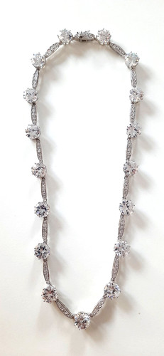 Silber design collier - design,
