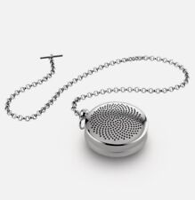 Alessi T-Timepiece Edelstahl spiegelpoliert Taschenuhrform Teeei