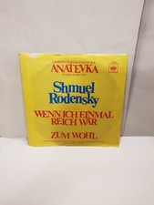 SHMUEL RODENSKY : Wenn ich einmal reich wär  + 1968 Musical ANATEVKA  CBS