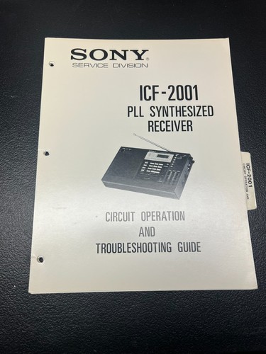 Sony icf 2001 - pll, synthesized