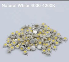 4x  1W High Power LED Chip Lampe SMD COB Dioden Neutral Weiss 4000k 3,3V - 275mA
