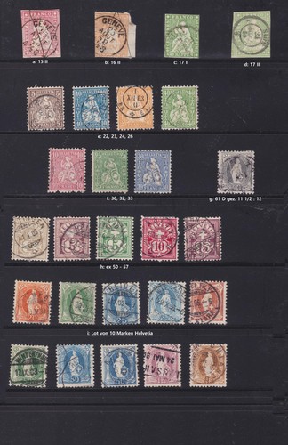 Schweiz 81 helvetia - ex,