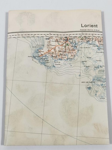 Deutsche fliegerkarte lorient - deutsche,