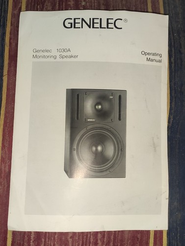 Genelec 1030 - genelec,