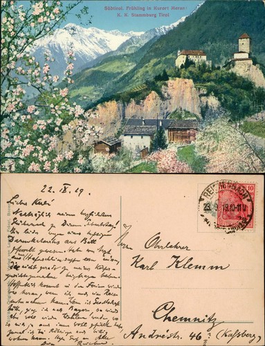 Cartolina meran merano - cartolina,