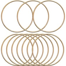 Metallringe basteln 10cm - basteln,