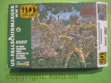 1:72 Revell #2517 WKII US Fallschirmjäger Paratroops Soldaten D-Day Figuren