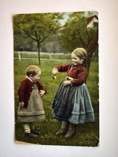 Historische Foto Karte Kinder