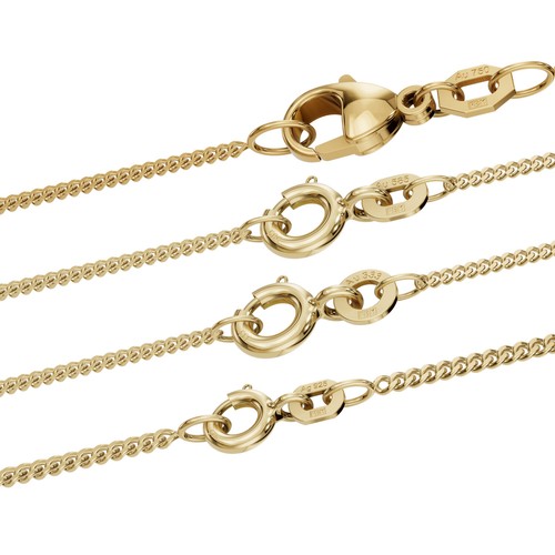 Goldkette panzerkette 1mm - goldkette, 1,1mm