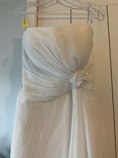 Brautkleid, Abendkleid, Ballkleid, Abiball, creme weiß,  Gr. 36/38, S
