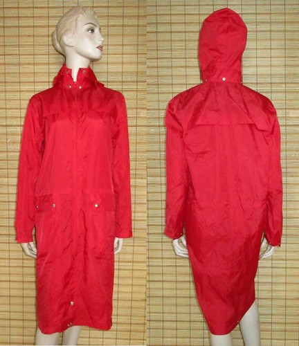 Roter regenmantel raincoat - regenmantel,