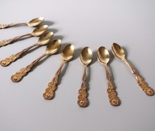 8 Espressolöffel Rose von