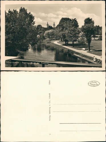Postcard schneidemühl piła - postcard,