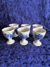 Royal Copenhagen Blaue Blume Korbrand 6 Eierbecher