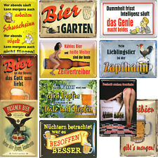 Blechschilder Sprüche Schilder 20x30cm Deko Geschenk Männer Bier Geschenkidee