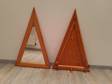 Kieferholzgarderobe Holzgarderobe Holzspiegel Extravagant