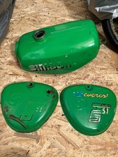 Simson s51 s50 Tankset Tank Seitendeckel saftgrün original Lack Patina