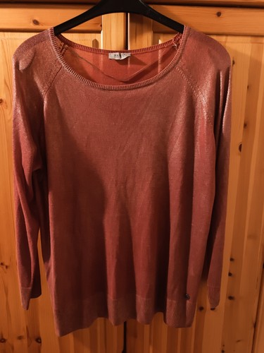 Rostroter leichter pullover - rostroter, v