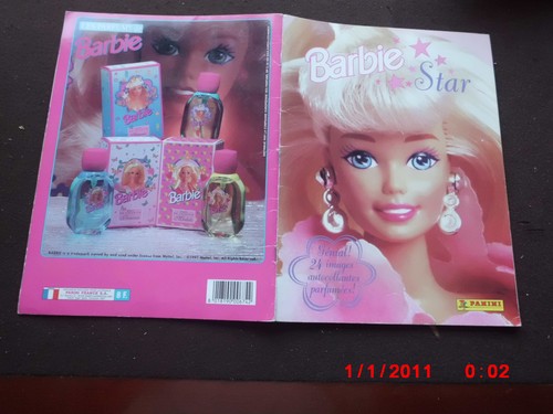 1995 panini barbie star - barbie, album