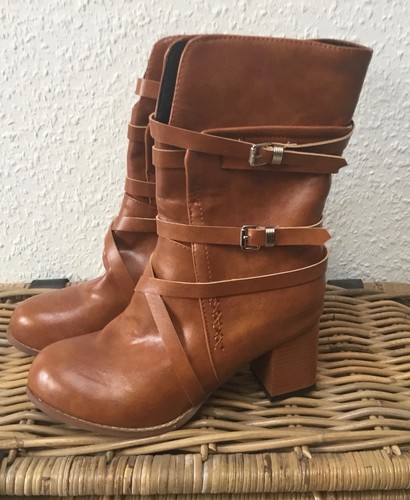 Stiefel braun cognac - 38,