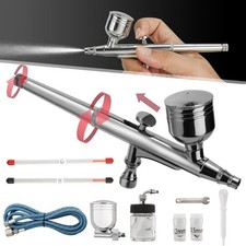 Airbrush Set Airbrushpistole Kit Airbrush Kit mit Schlauch Double Action Pistole