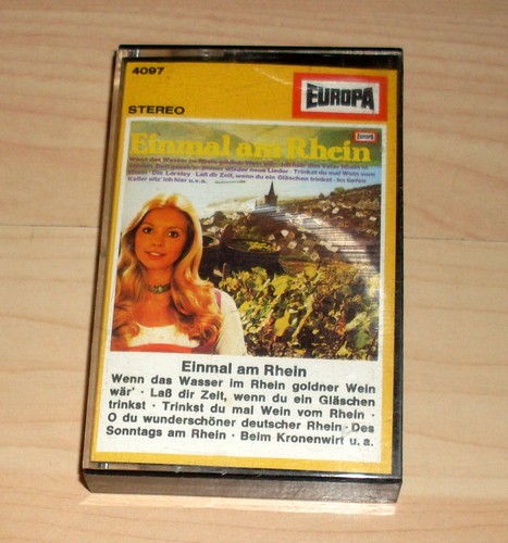 Musik kassette einmal am - kassette,
