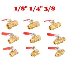 1/8" 1/4" 3/8" Messing