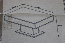 17 Stories Couchtisch Singson Wohnzimmertisch mit Stauraum Sofatisch Betongrau