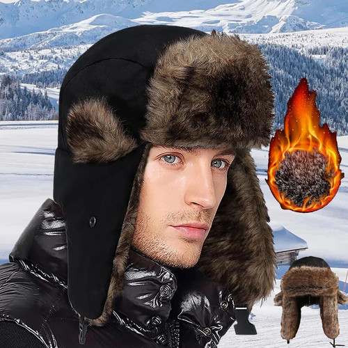Wintermütze fliegermütze mit - fliegermütze,