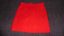 Rock HALLHUBER  Größe 36 Rot/ Wolle&Kaschmir Sehr guter Zustand!