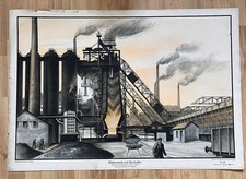 Schulwandbild / Hüttenwerk
