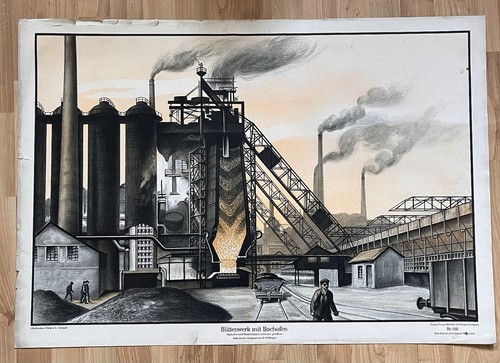 Schulwandbild hüttenwerk - schulwandbild,