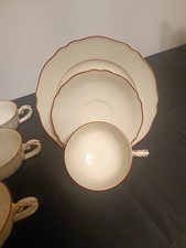 6 Kaffeegedecke von K & A (Krautheim u.  Adelberg, Selb Bavaria Porzellan