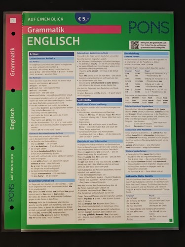 Pons grammatik auf einen blick - pons,