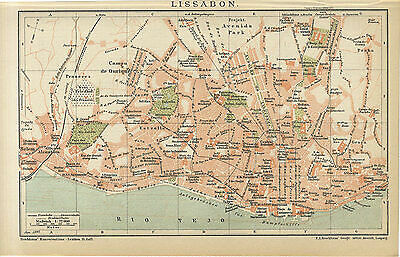 Lissabon stadtplan alfama - lissabon,