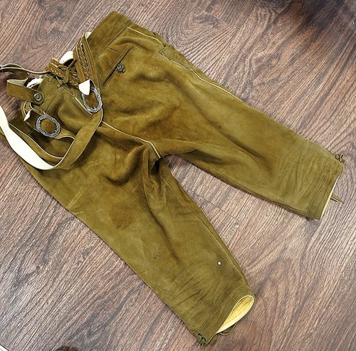 Velour kniebundhose - velour,